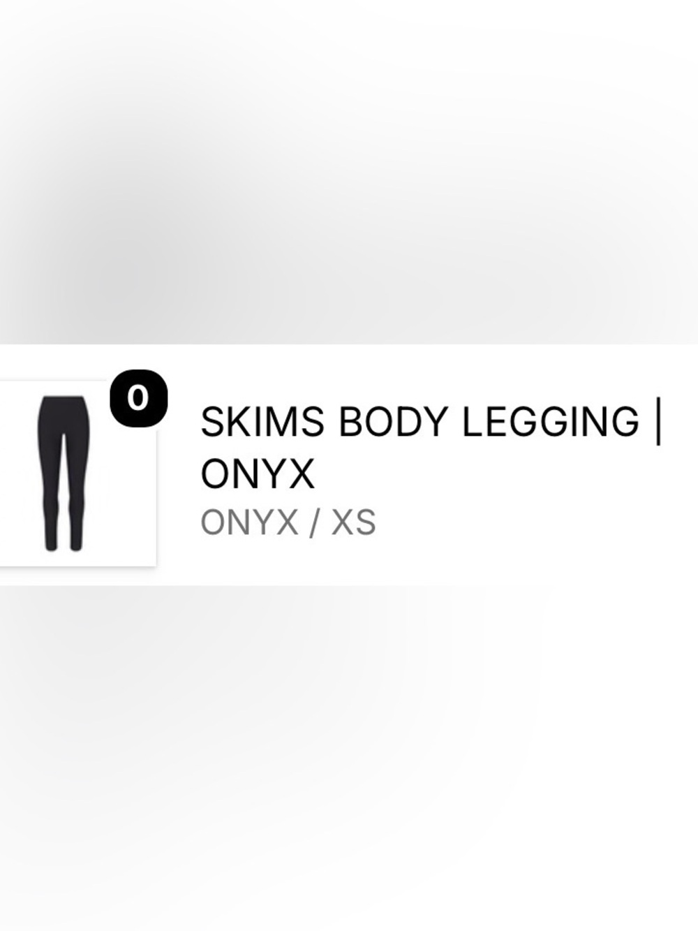 SKIMS Body Legging - Onyx Black. Brand new. Never worn.